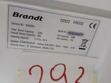 a sign on the side of a refrigerator with a price tag on it