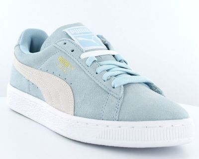 baskets pour femme « Sued » bleu pâle et blanc