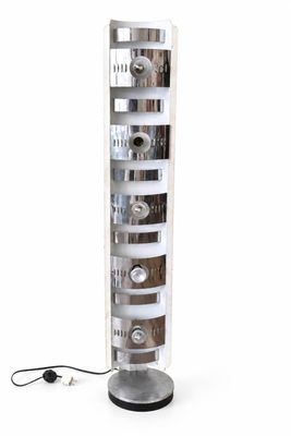 an image of a lamp that is on a table