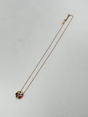Très beau collier en or rose 750°/.(18K) ornée de diamants t…