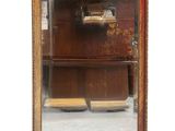 a mirror that is on the wall in the room