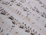 an image of a sheet of music with musical notes on it