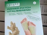 a box with a picture of a person ' s foot with a bandage on it