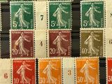 an image of a collection of stamps with a woman on them