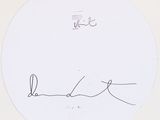 a picture of a drawing of a bird on a white plate