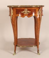 Table volante - table d'appoint à plateau décagonale, de for…