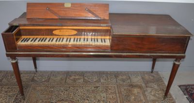 a piano that is sitting on top of a table