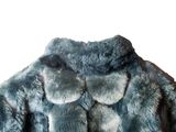 a picture of a blue fur coat on a mannequin mannequin mannequin mannequin mannequin mannequin mannequin