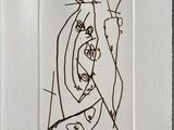 une image représentant un dessin d'une personne tenant un couteau