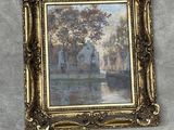 a picture of a painting hanging on the wall