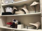 a shelf that has many different items on it