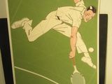 une photo d'un homme jouant au tennis sur un fond vert