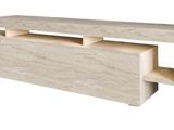 an image of a tv stand with two drawers on top of it