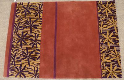 l'image d'un morceau de tissu sur lequel est dessiné un motif