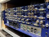 many different types of electronic equipment in this case
