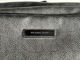 michael korsh black leather cross body bag