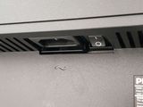 a close up view of the back of a laptop