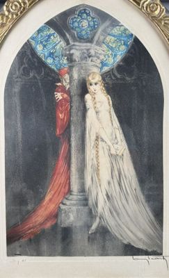 an image of a painting of a man and a woman standing next to each other