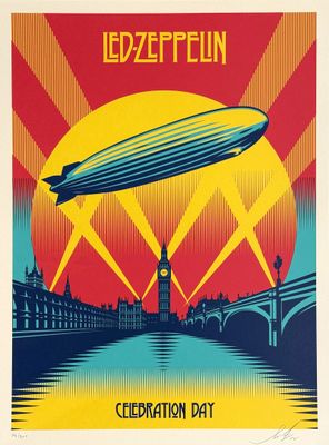 led zeppelin celebration day poster