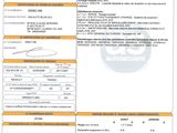 a close up of a document with a barcode on it