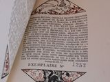 an open book with a picture of a woman and a dog on it