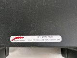 a close up of a sign on the back of a car