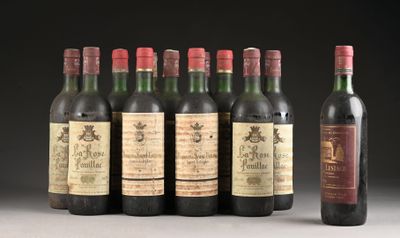 plusieurs bouteilles de vin sont alignées sur une table