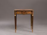 an image of a small table with a drawer on top of it