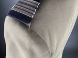 a close up of a uniform on a mannequin