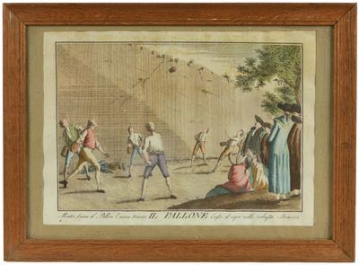une vieille photo montrant un groupe de personnes jouant au baseball dans un champ