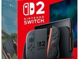 La Nintendo Switch est dans sa boîte et prête à l'emploi.