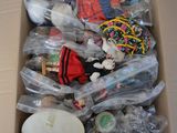 a box full of toys and other items in it