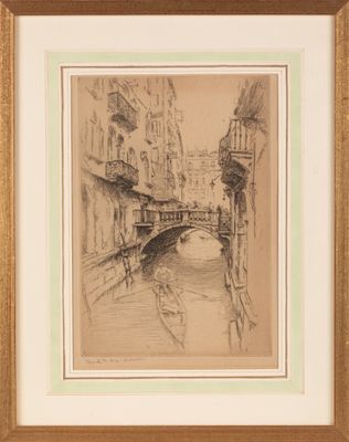 une image représentant un dessin d'un pont enjambant une rivière