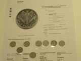 a picture of a picture of a coin on a sheet of paper