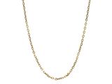 un collier à chaîne en or avec un maillon sur fond blanc