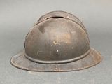 a helmet that is sitting on a table