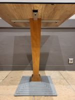 14 tables de bistrot plateau carée contemporain, piètment ar… (photo 3)
