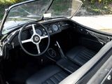 a view of the interior of a classic car