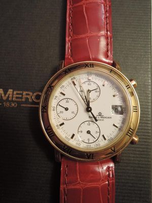 139.58 - Montre Baume & Mercier EN OR 18k, Avec Boitier 4000…