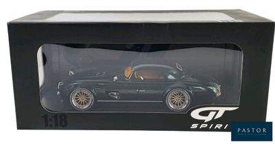 the box is black and has a black car inside of it