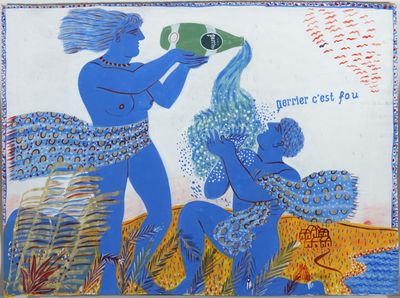 Alekos FASSIANOS (1935-2022) "Perrier c'est fou" - Photo 1