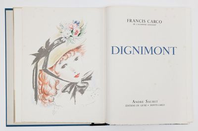 CARCO (Francis) "Dignimont" Monte-Carlo, André Sauret, 1946.