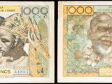 deux billets de banque différents sur lesquels figurent respectivement l'image d'un homme et celle d'une femme