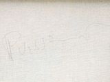 an old picture of a drawing of a bird with a name on it