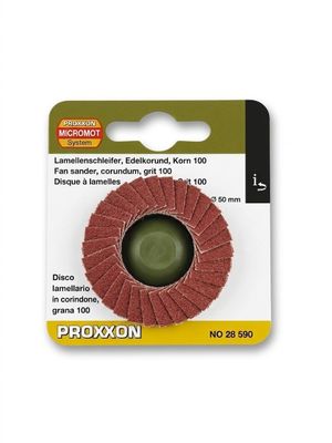 un lot de disques abrasifs présentés sur une carte à fond blanc