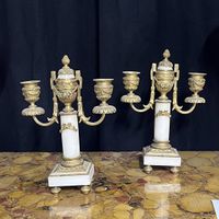 GARNITURE DE CHEMINEE DE STYLE LOUIS XVI (photo 4)