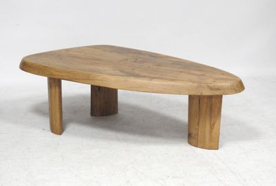 an image of a wooden table on a white background