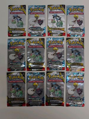 Lot de 12 Booster Pokémon scellé, pack loisir - Ce lot chez vous parto - Photo 1
