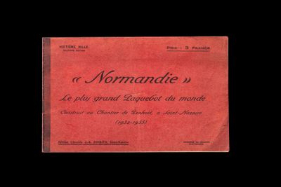 an old french postcard with the words normanie ' s on it