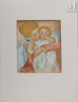 CASSATT Mary (1844-1926) Amour maternel